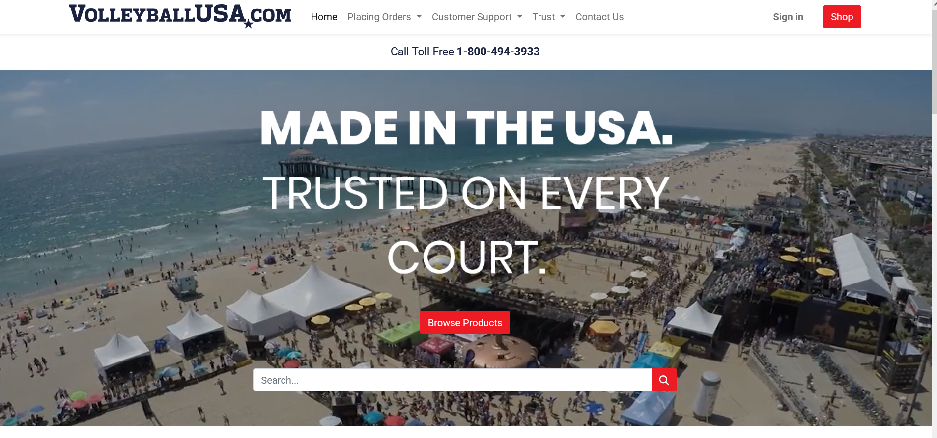 United Volleyball Supply Website and Odoo ERP System